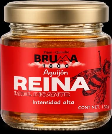Frasco de miel picante Aguijón Reina de BRUMA1800